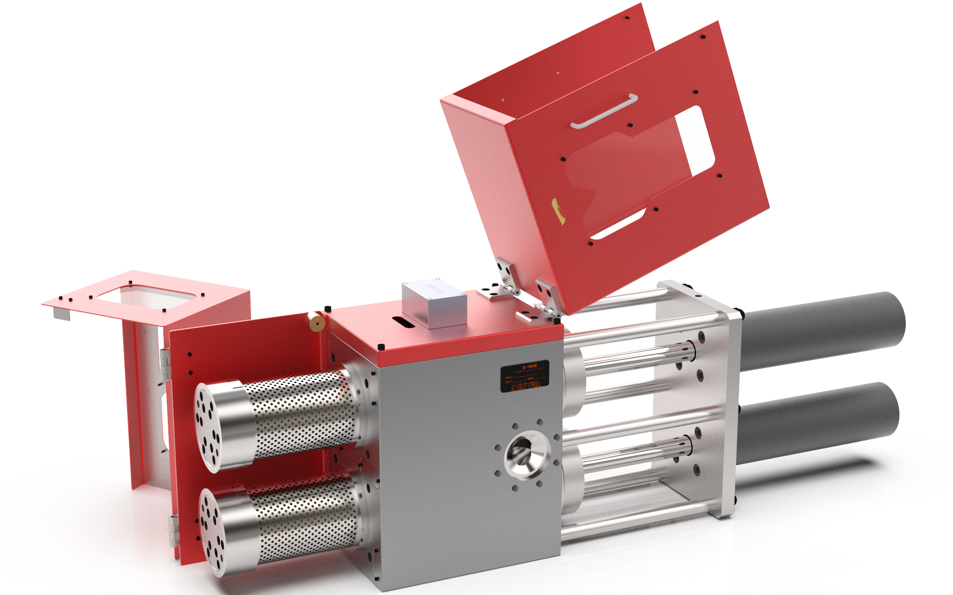 雙柱大面積過濾換網器