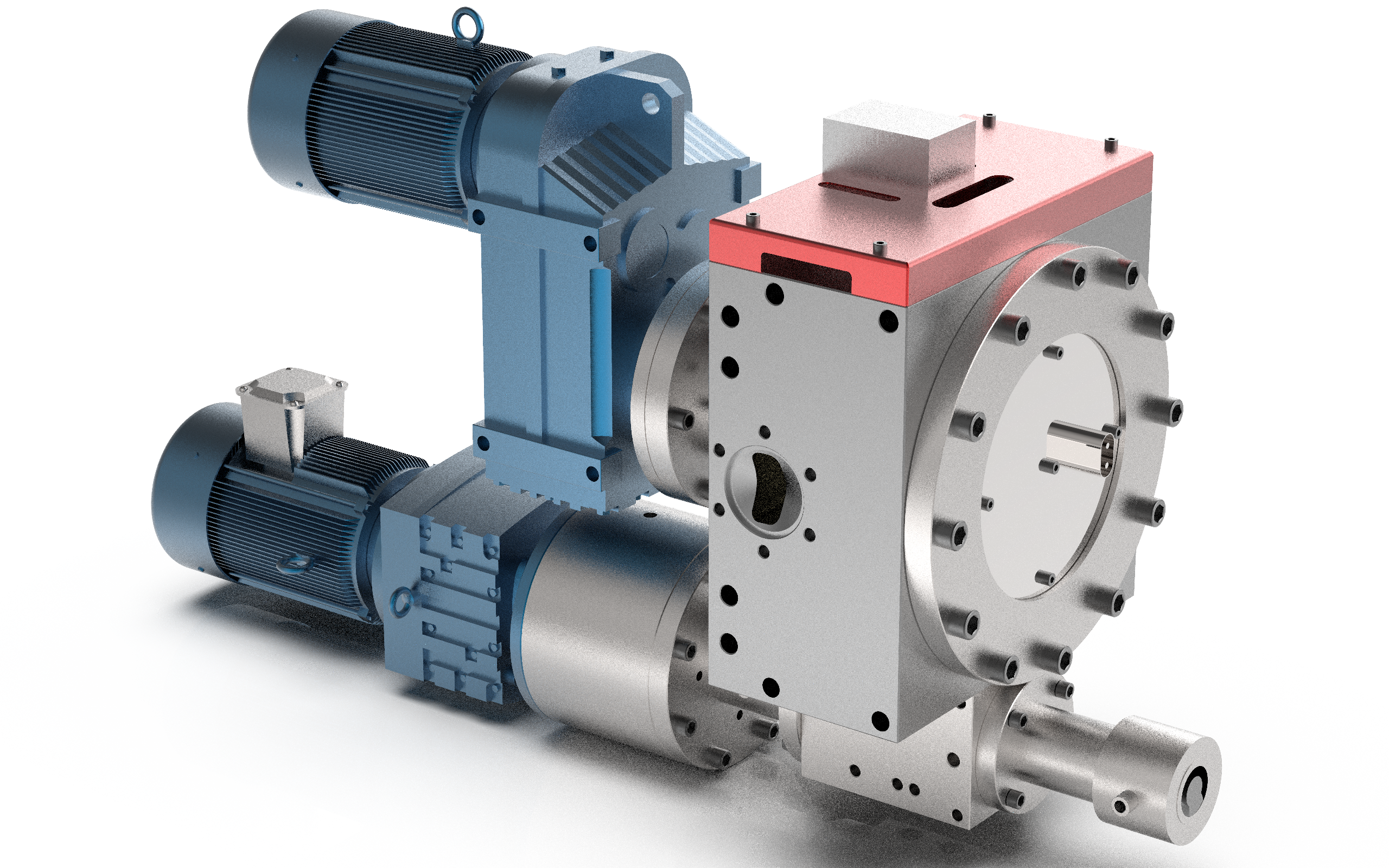 旋轉刮刀式無網模頭